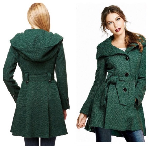 Steve madden hooded coat Clearance